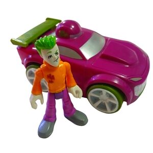 FISHER PRICE IMAGINEXT DC SUPER FRIENDS THE JOKER LOT OF 2